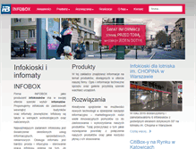 Tablet Screenshot of infobox.com.pl